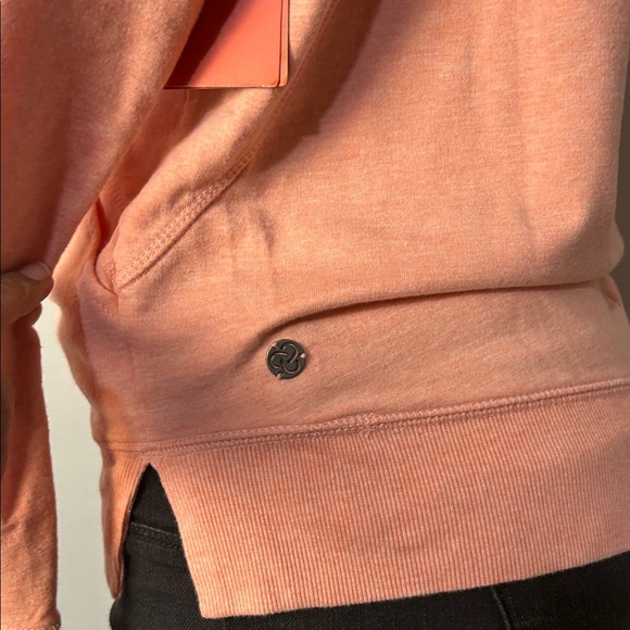 Zella Women's Long Sleeve Pockets Top Shirt Peach Size SP - Picture 7 of 12